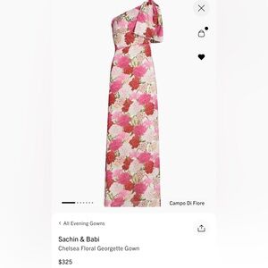 Sachin + Babi Elegant floral  Wedding Dress